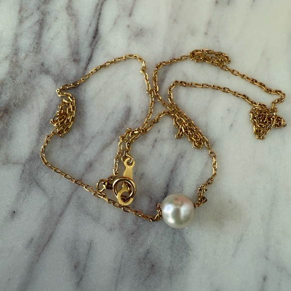 18k pearl necklace - Picture 3 of 5